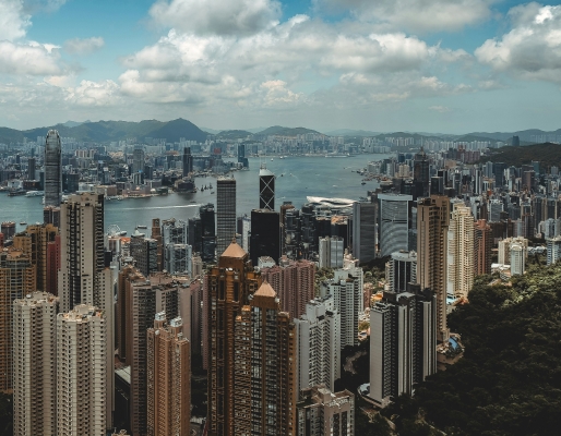 Hong Kong view of the city