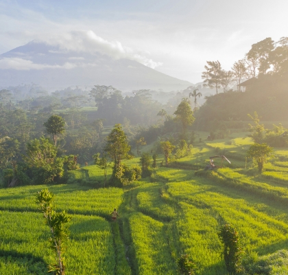 view in Indonesia