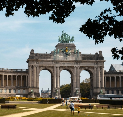 Belgium view of the city