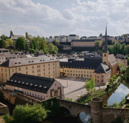 Luxembourg view of the city
