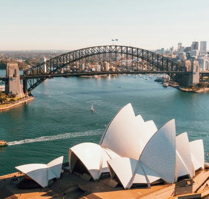 Australia view of the city
