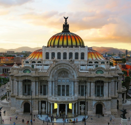 Mexico view of the city