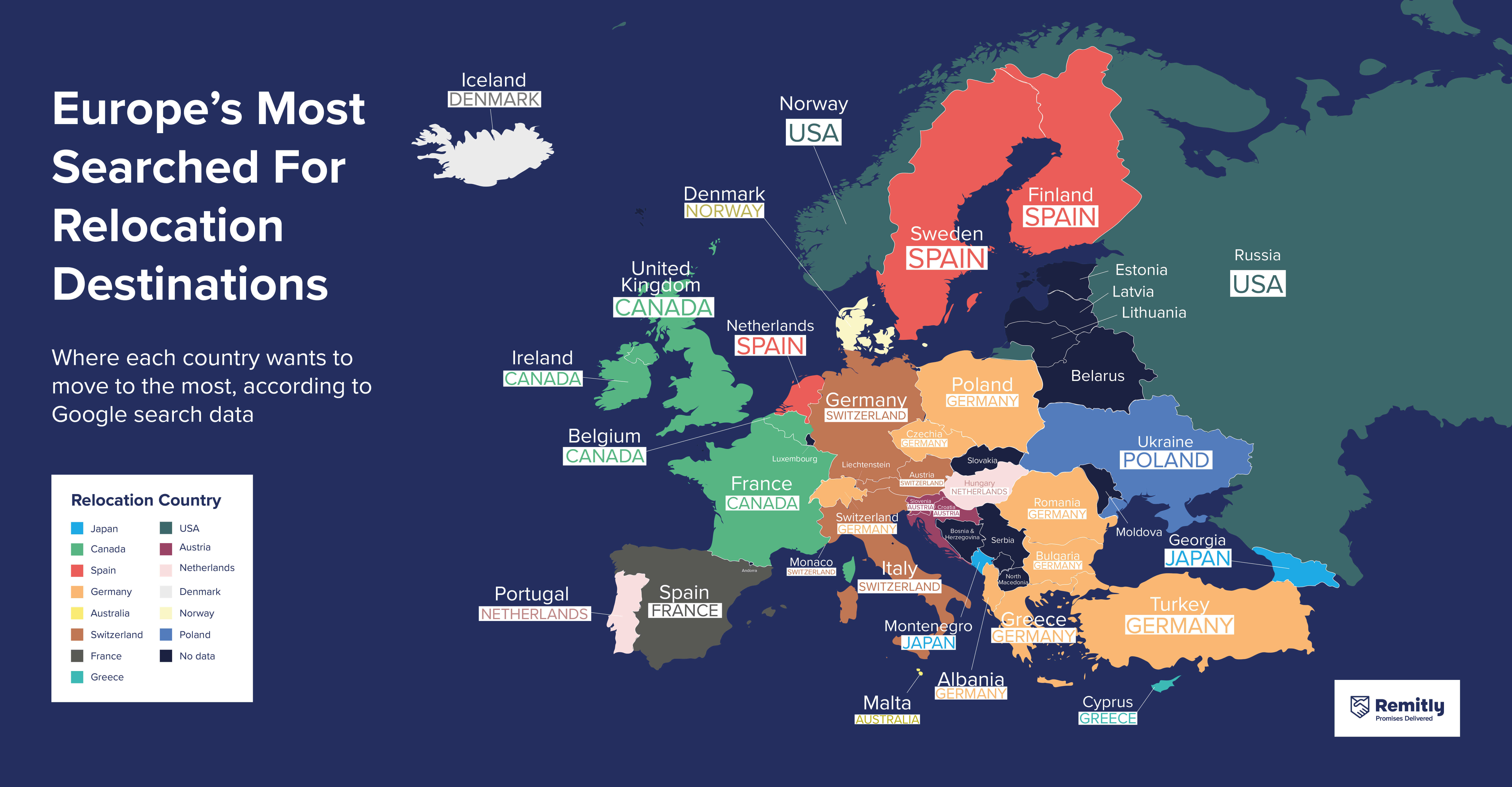 Map Of Where The World Wants To Move To The Ugly Minute